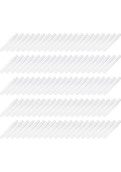 100PCS 12X100MM Şeffaf Laboratuvar Temiz Plastik Test Tüpleri Push Caps Okulu Laboratuar Malzemeleri (Yurt Dışından) fiyatları