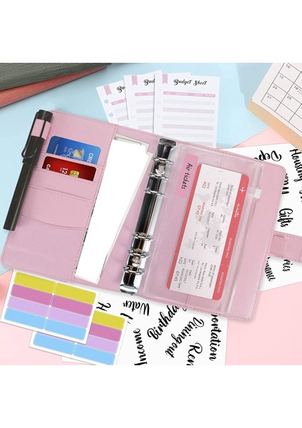 Bütçe Bağlayıcı Seti - Nakit Zarflarla Bütçe Bağlayıcı, Nakit Organizatör Para Tasarrufu Bağlayıcı Bütçeleme Için Nakit Zarflar (Yurt Dışından) fırsatları