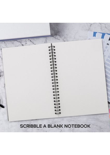 5pcs A5 Siyah Spiral Notebook Boş Sketchbook Unrululed Journal Pack Kalın Boş Kağıt 50 Sayfa 100 Çizilmemiş Sayfalar (Yurt Dışından) fırsatları