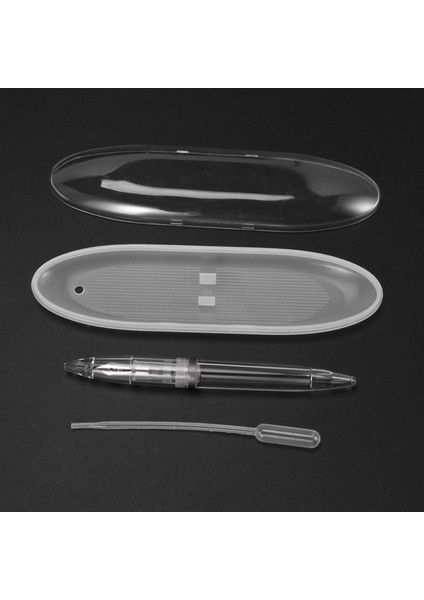 0.5mm Nıb Çeşme Kalemi Gözlü Yüksek Kapasiteli Yüksek Kapasiteli Şeffaf Pens Ofis Okul Malzemeleri Öğrenci Yazma Hediyeleri Kırtasiye Gri (Yurt Dışından) indirimleri