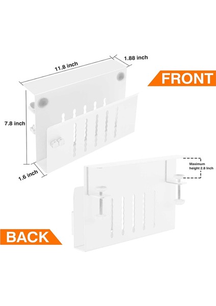 Masa Yanı Depolama,masa Altı Matkapsız Kablo Yönetim Tepsisi,b (Yurt Dışından) indirimleri