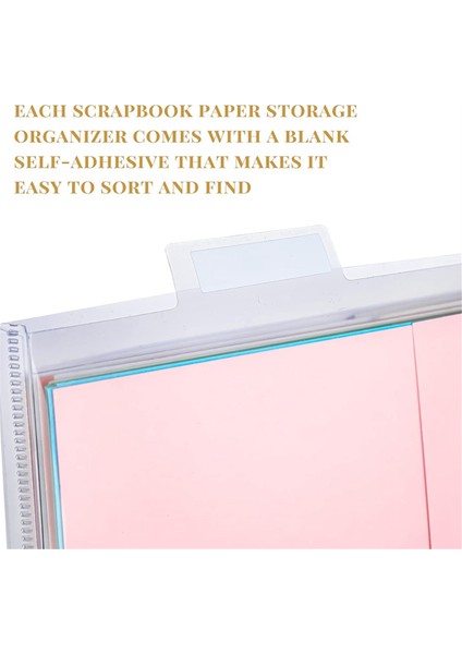 12X12 Scrapbook Kağıt Depolama Düzenleyicisi Şeffaf Yükleme Dosyaları A (Yurt Dışından) modelleri