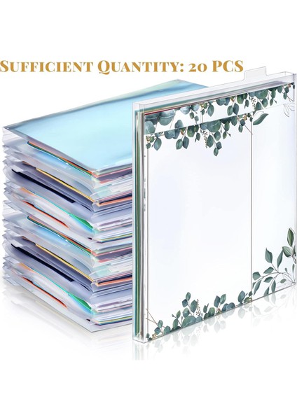 12X12 Scrapbook Kağıt Depolama Düzenleyicisi Şeffaf Yükleme Dosyaları A (Yurt Dışından) indirimleri