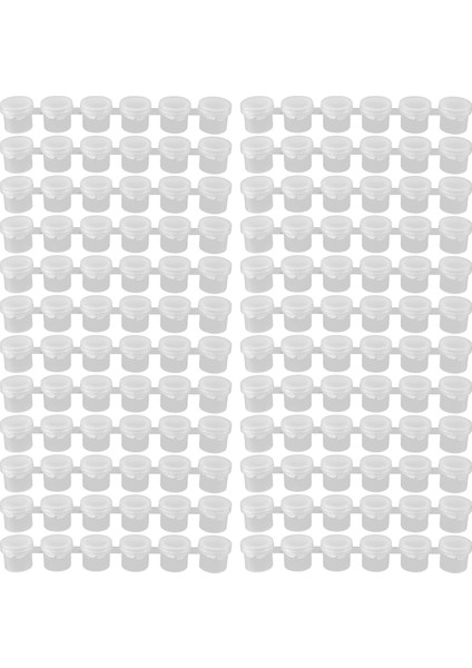 24 Şerit 5ml Boş Boya Şeritler Boya Bardak Saksılar Net Saklama Kapları Boyama Sanatları El Sanatları Malzemeleri Toplamda 144 Tencere (Yurt Dışından)