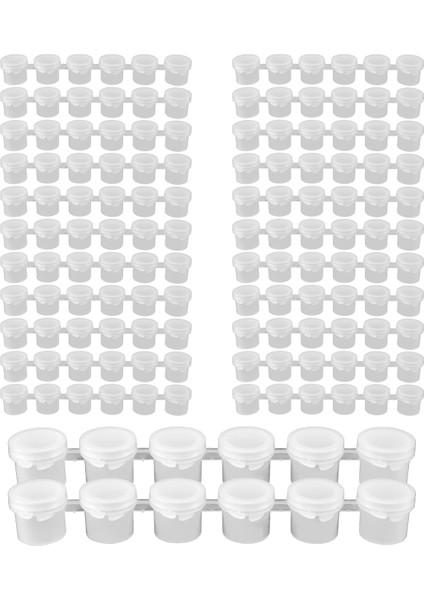 24 Şerit 5ml Boş Boya Şeritler Boya Bardak Saksılar Net Saklama Kapları Boyama Sanatları El Sanatları Malzemeleri Toplamda 144 Tencere (Yurt Dışından) modelleri