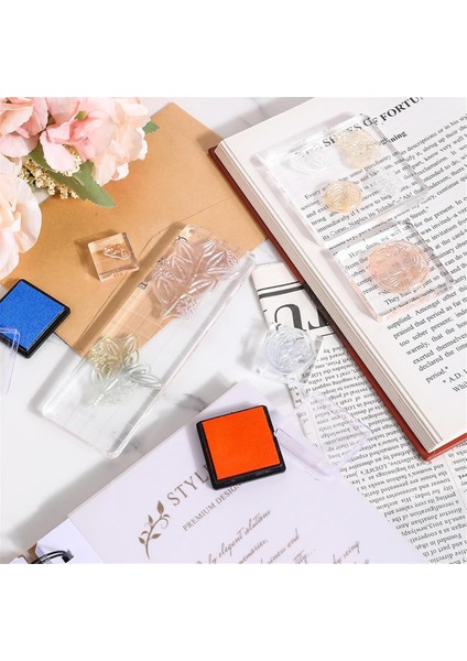 Damga Bloğu, Izgara Çizgisi Dekorasyonlu Şeffaf Mürekkep Pedi Damgalama (Yurt Dışından) fırsatları