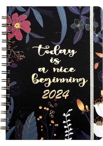 2024 Sekmeli Planlayıcı, Ocak - Aralık 2024, Planner Weekly, 15,5X21,5 cm E (Yurt Dışından)
