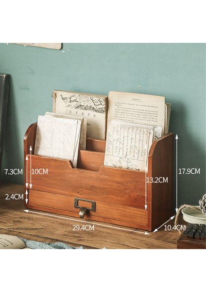 Ofis Masaüstü Depolama Kutusu Kırtasiye Bitirme Rafı A4 Kağıt Rafı (Yurt Dışından) fiyatları