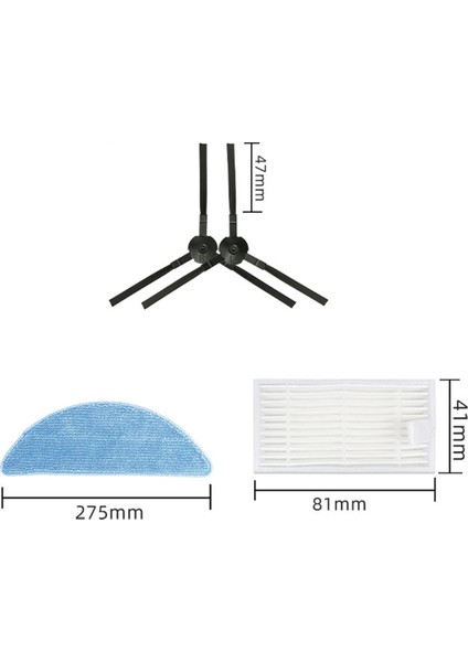 ILIVEV5S V3 V5 V3S Robot Vakum Temizleyici Aksesuarları Değiştirme Malzemeleri (Yurt Dışından) modelleri
