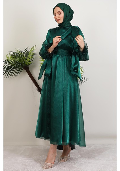 Mişa Tesettür Elbise Zümrüt fiyatları