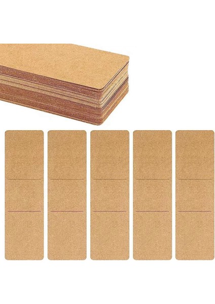 100 Adet Reçine Ayraç Tutucu Tutucu Boş Ekran Kartları Dıy Ayraç (Yurt Dışından)