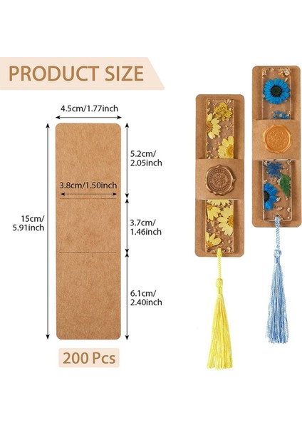 100 Adet Reçine Ayraç Tutucu Tutucu Boş Ekran Kartları Dıy Ayraç (Yurt Dışından) fiyatları