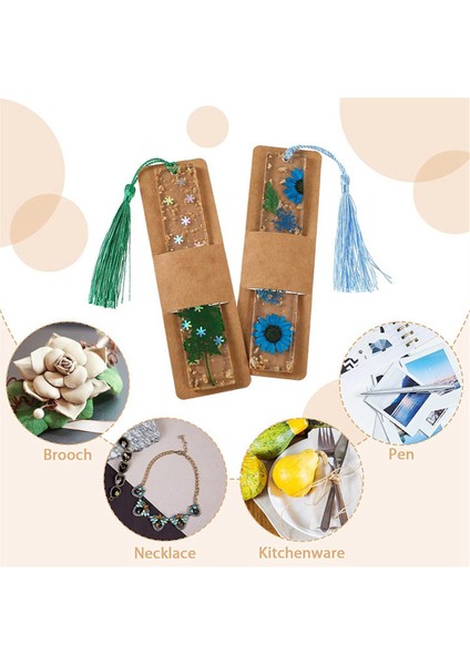 100 Adet Reçine Ayraç Tutucu Tutucu Boş Ekran Kartları Dıy Ayraç (Yurt Dışından) modelleri