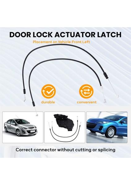 Araba Kapı Kilidi Aktüatörü Mandalı Kontrol Ünitesi Mazda 3 2008-2012 Bl Ön Sol BS1A-59-310A BFF4-59-310 (Yurt Dışından) indirimleri