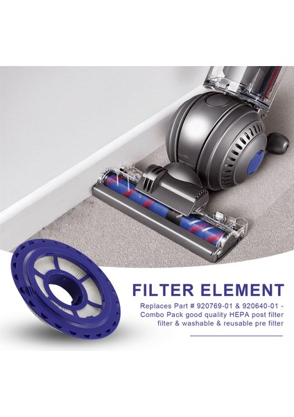 Dyson DC41 DC65 DC66, Çok Zemin ve Top Vakum Süpürge Hepa Filtre Yedek Parçaları Aksesuarları A (Yurt Dışından) fırsatları