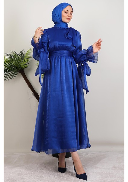 Mişa Tesettür Elbise Gece Mavi fiyatları