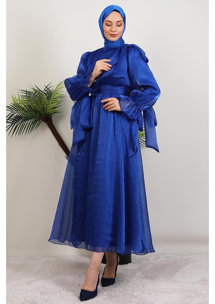 Mişa Tesettür Elbise Gece Mavi fırsatları