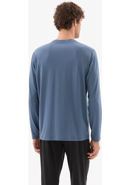 Erkek Pijama Takımı 40781 - Mavi indirimleri