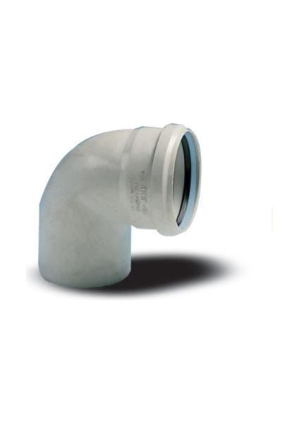 Ege Yıldız 125X90 Pvc Kapalı Dirsek 3,2 mm