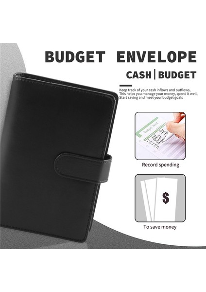 A6 Nakit Zarf Bağlayıcı Cüzdanı, Pu Bütçe Planlayıcısı Nakit Bütçeleme, Zarf Cüzdanı, Tasarruf Para Bağlayıcı A (Yurt Dışından)