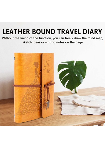 Yeniden Doldurulabilir Defter Dergileri, A6 Deri Seyahat Günlüğü Sanatı Çizim Eskiz Dergileri Kadınlar/sevgililer Günü, Genç Kızlar ve Erkekler Için Yazılacak (Yurt Dışından) fiyatları