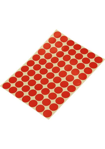 19MM Daireler Yuvarlak Kodu Çıkartmaları Kendinden Yapışkan Yapışkan Etiketler Kırmızı (Yurt Dışından) fırsatları
