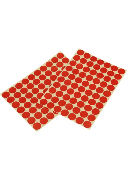 19MM Daireler Yuvarlak Kodu Çıkartmaları Kendinden Yapışkan Yapışkan Etiketler Kırmızı (Yurt Dışından) indirimleri