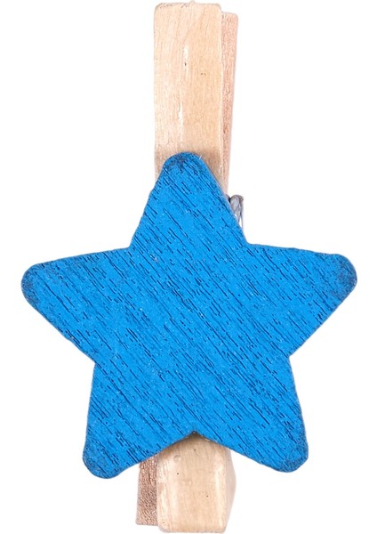 Kart Fotoğrafı Mandal Pegs Yıldız Zanaatlar Mini Ahşap Klip 50PCS Mavi (Yurt Dışından) modelleri