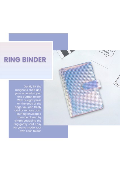 A6 Para Bütçe Halkası Binder, Nakit Doldurma Bütçe Cüzdan Planlayıcı Binder Nakit Zarf, Para Klasörü Cüzdan Organizatör (Yurt Dışından) fiyatları