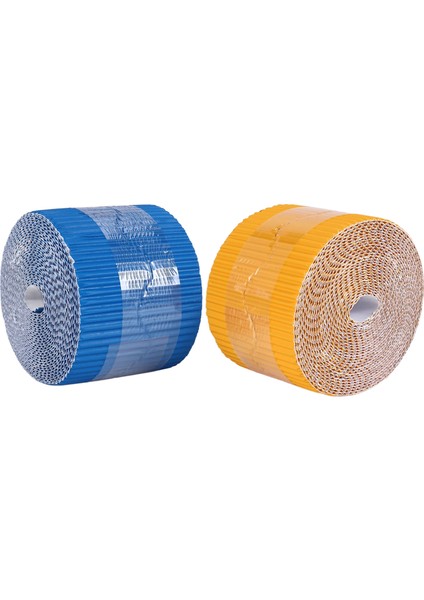 2 Rolls Bülten Tahtası Sınırları Dekoratif Sınırlar Için Tarak Sınır Dekorasyon Arka Plan Kağıt (Sarı ve Mavi) (Yurt Dışından) modelleri