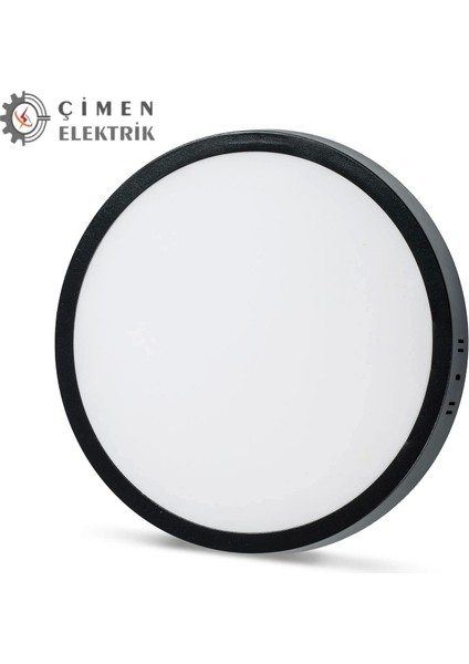 Noas YL14 2410 S Sıva Üstü 24W Siyah Kasa LED Spot 6500K Beyaz Işık