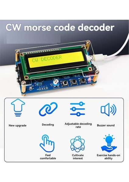 Cw Morse Kodu Çözücü Dıy Kiti Cw Eğitmen Morse Kodu Çözücü (Yurt Dışından) indirimleri