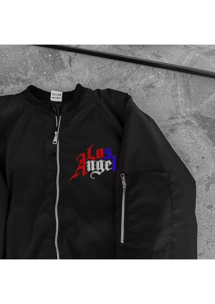 Mdb Tam Fermuarlı Uzun Kol Baskılı Bomber Ceket Iyah modelleri