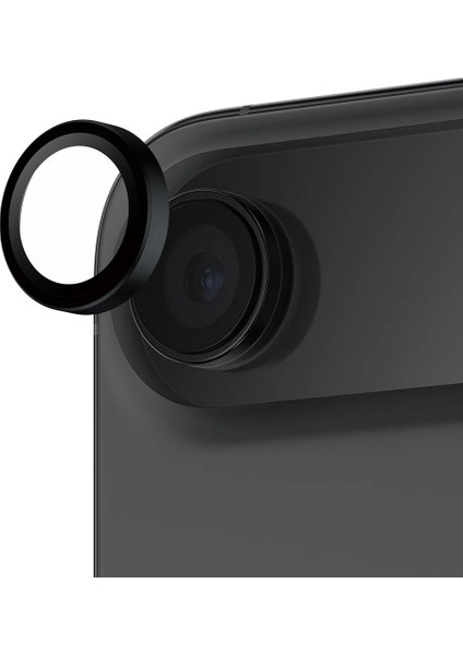 Apple iPhone 17 Air Siyah Kamera Lens Koruyucu (Hizalama Aparatlı) fiyatları