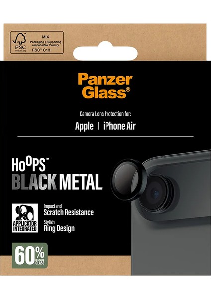 Apple iPhone 17 Air Siyah Kamera Lens Koruyucu (Hizalama Aparatlı) indirimleri