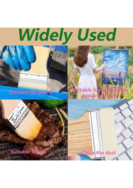 4 Parçalı Düz Kürek Fırçası Seti, Geniş Fırça Büyük Boya Fırçası (Yurt Dışından) fırsatları