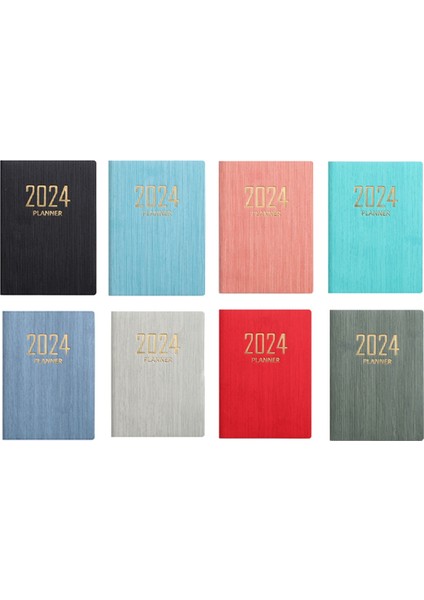 8 Adet 2024 Cep Planlayıcısı/cep Takvimi Haftalık ve Aylık Planlayıcı (Yurt Dışından)