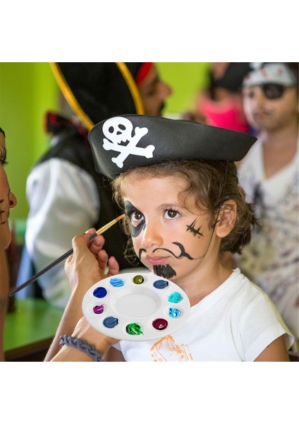 10 Parça Boya Fırçaları 3 Parça Yuvarlak Boya Tepsisi Boyama Paleti (Yurt Dışından) modelleri