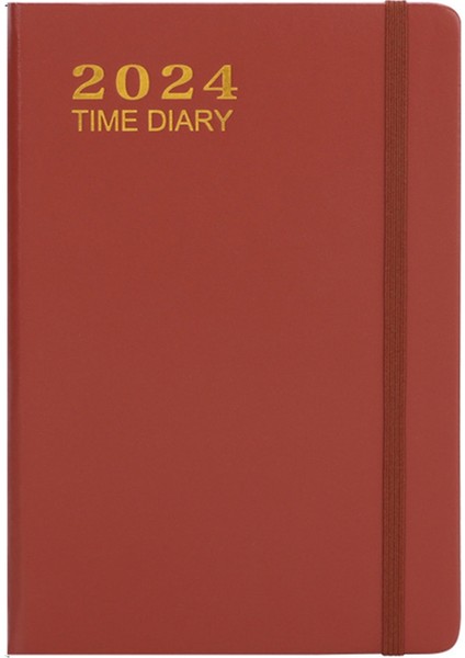 2024 Cep Planlayıcı Takvimi 2024, Haftalık Aylık Planlayıcı Kahverengi (Yurt Dışından)