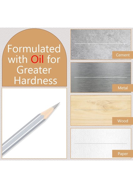 20 Paket Gümüş Kaynakçılar Kalem Metalik Gümüş Işaretleme Kalem Inşaat Işçileri Metal Işleri Tesisatçılar Çerçeveleri (Yurt Dışından) modelleri