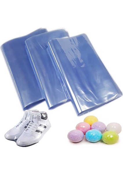 100PCS Dıy Üfleyici Isı Contası Düz ​​ağız Pvc Isıya Dizim Film Çantası Sarma Su Geçirmez Storajı Şeffaf Plastik Torba 11X30CM (Yurt Dışından)