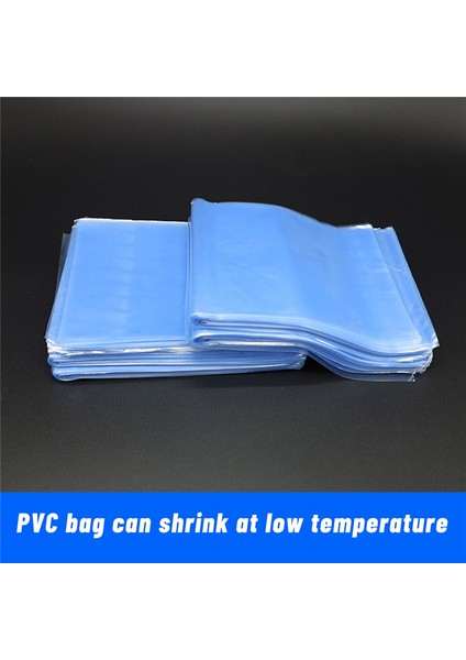 100PCS Dıy Üfleyici Isı Contası Düz ​​ağız Pvc Isıya Dizim Film Çantası Sarma Su Geçirmez Storajı Şeffaf Plastik Torba 11X30CM (Yurt Dışından) fiyatları