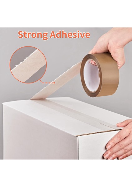 6 Rulo Kahverengi Paketleme Bandı, Ağır Hizmet Paketleme Bandı Yedekleri (Yurt Dışından) fırsatları