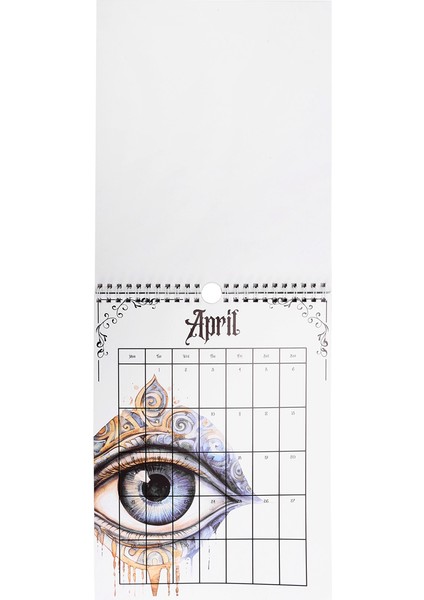 Cadı Goth 2025 Takvim Dijital Pagan 2025 Aylık Planlayıcı Mektup Boyutu Gotik Aylık Takvim (Yurt Dışından)