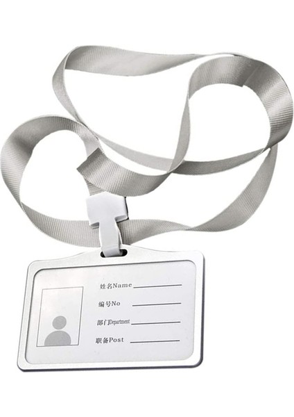 Kadınlar ve Erkekler Için Kirk Boyunlu Yatay Stil Alüminyum Alaşım Kimlik Kartı Sahibi Iş Iş Kartı Sahipleri (Yurt Dışından) indirimleri