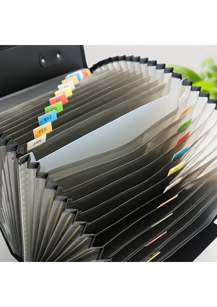 26 Izgara Taşınabilir Organ Çantası A4 Çok Katmanlı Dosya Klasörü Büyük Kapasiteli Test Kağıdı Tutucu Ofis Öğrencileri (Yurt Dışından) fırsatları