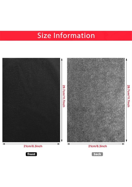 200 Adet Karbon Transfer Kağıdı 11,5 x 8,3 Inç A4 Kabartma Kalemi ile (Yurt Dışından) modelleri