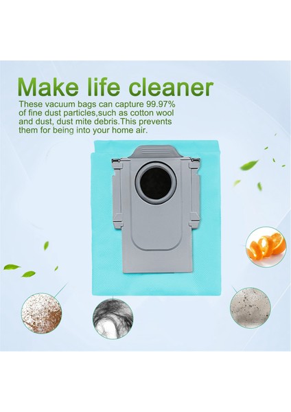 10 Adet Roborock Q Revo /roborock P10 A7400RR Robot Vakum Süpürge Tuz Torbaları (Yurt Dışından) fırsatları