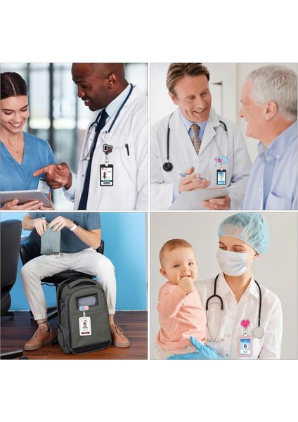 Sevimli Hemşire Rozeti Makarası Geri Çekilebilir-Klipsli Kimlik Rozeti Tutucu (Yurt Dışından) modelleri