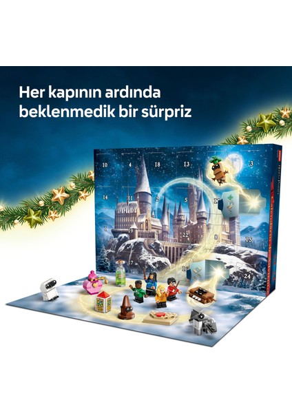 ® Harry Potter 2025 Yılbaşı Takvimi 76456 – 7 Yaş ve Üzeri Çocuklar Için Sürpriz Figürlü Yaratıcı Oyuncak Yapım Seti (278 Pr)